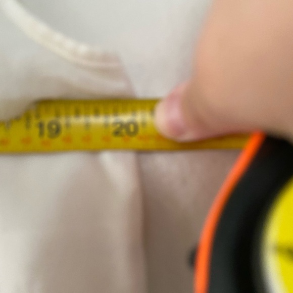 Loft Outlet Cream Tank Top Shell Women’s Size Large Sheer Tiered Overlay - Picture 6 of 8